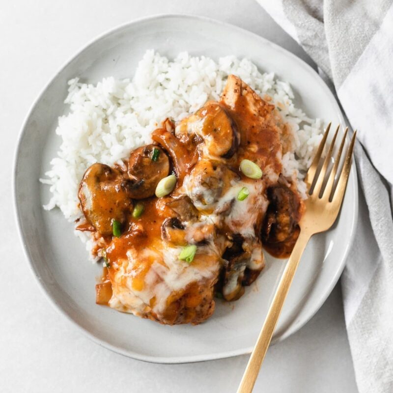 creamy mushroom chicken breast